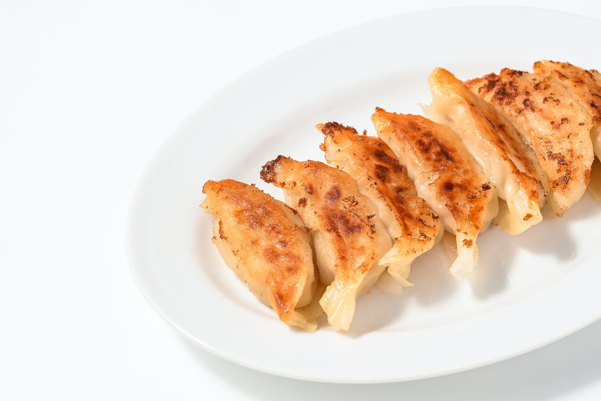 こんがり焼き目のついた餃子